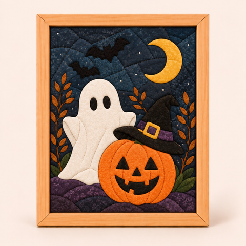 Ghost and Pumpkin