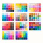 Kinusaiga Australia 264-colour mini fuse bead kit — colour trays