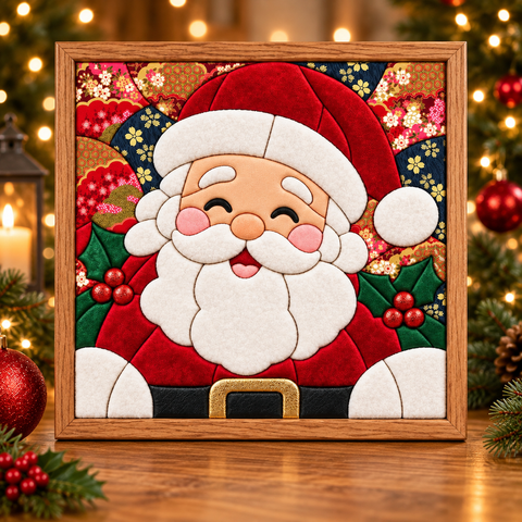 Santa – Holly & Snowflakes