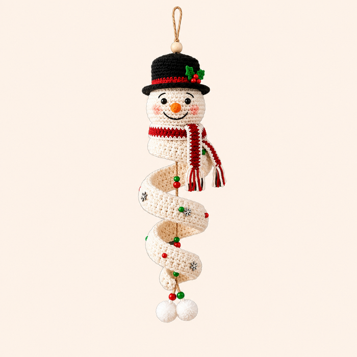 Christmas Spiral Crochet Ornament Kit