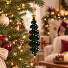 Christmas Tree crochet kit — scene